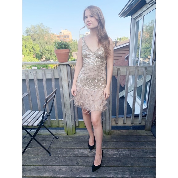 Sue Wong Dresses & Skirts - Sue Wong beaded cocktail dress